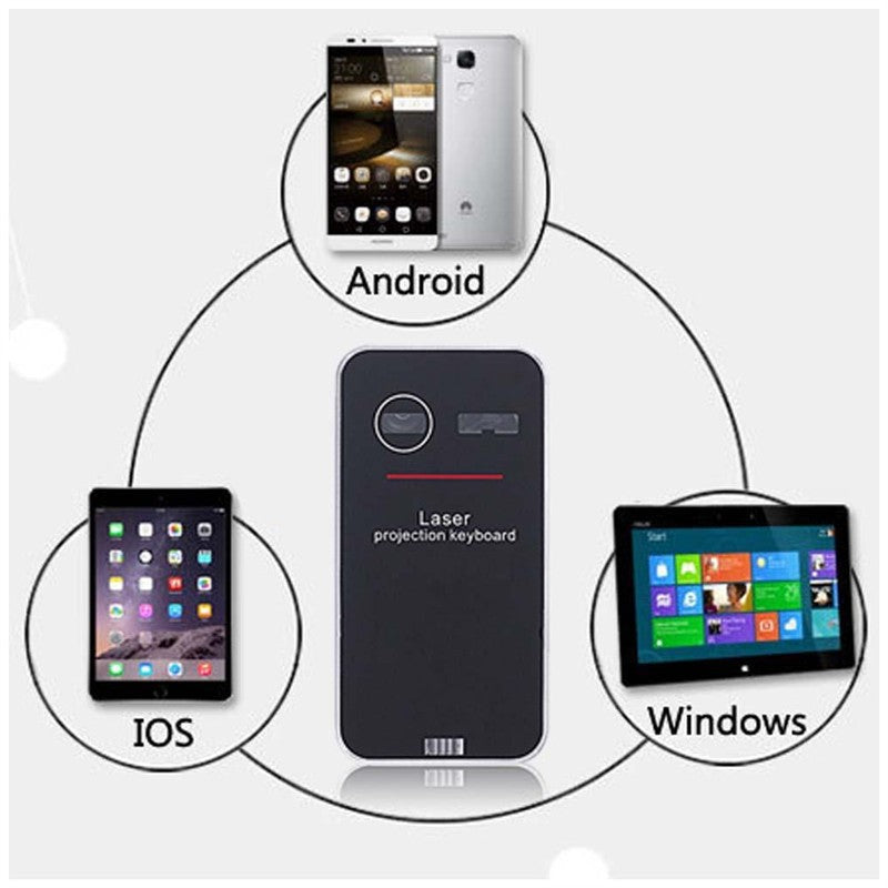 Bluetooth-Wireless-Laser-Tastatur