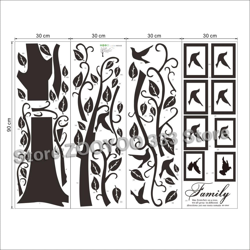 familienfoto-diy-foto-baum-fliegende-vogel-baum-wandaufkleber-200-250cm-kunst-heimdekoration-wohnzimmer-schlafzimmer-abziehbilder-poster