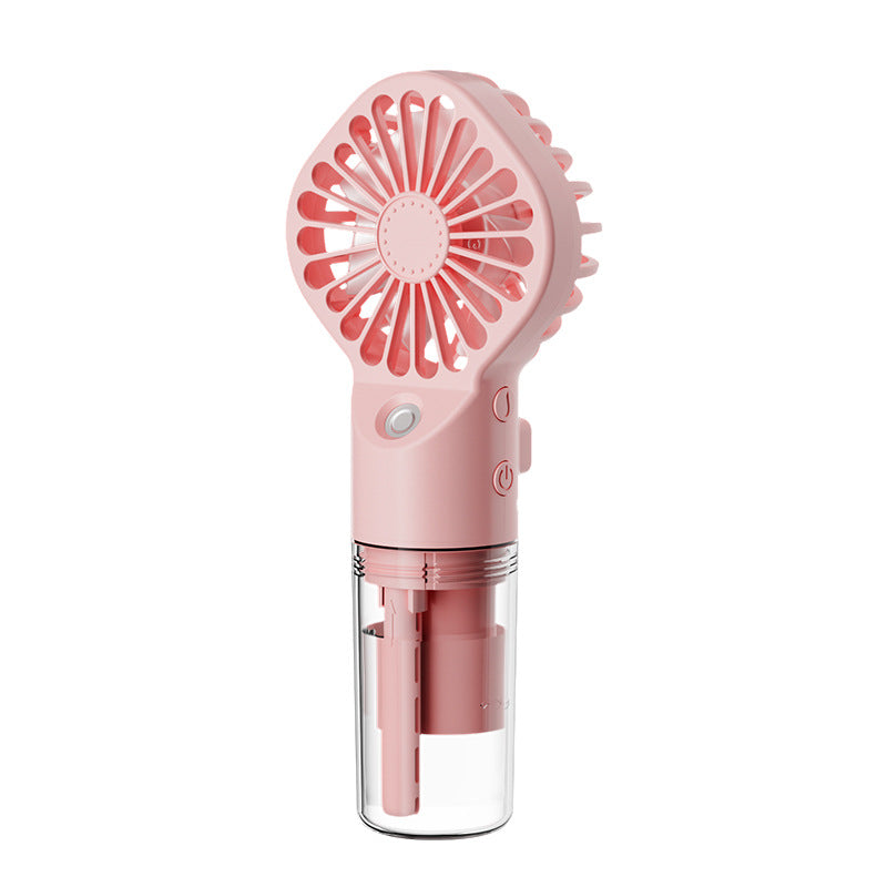 Hand-Spray-Ventilator tragbarer Mini-Aufladung Befeuchtung kleiner Hand ventilator