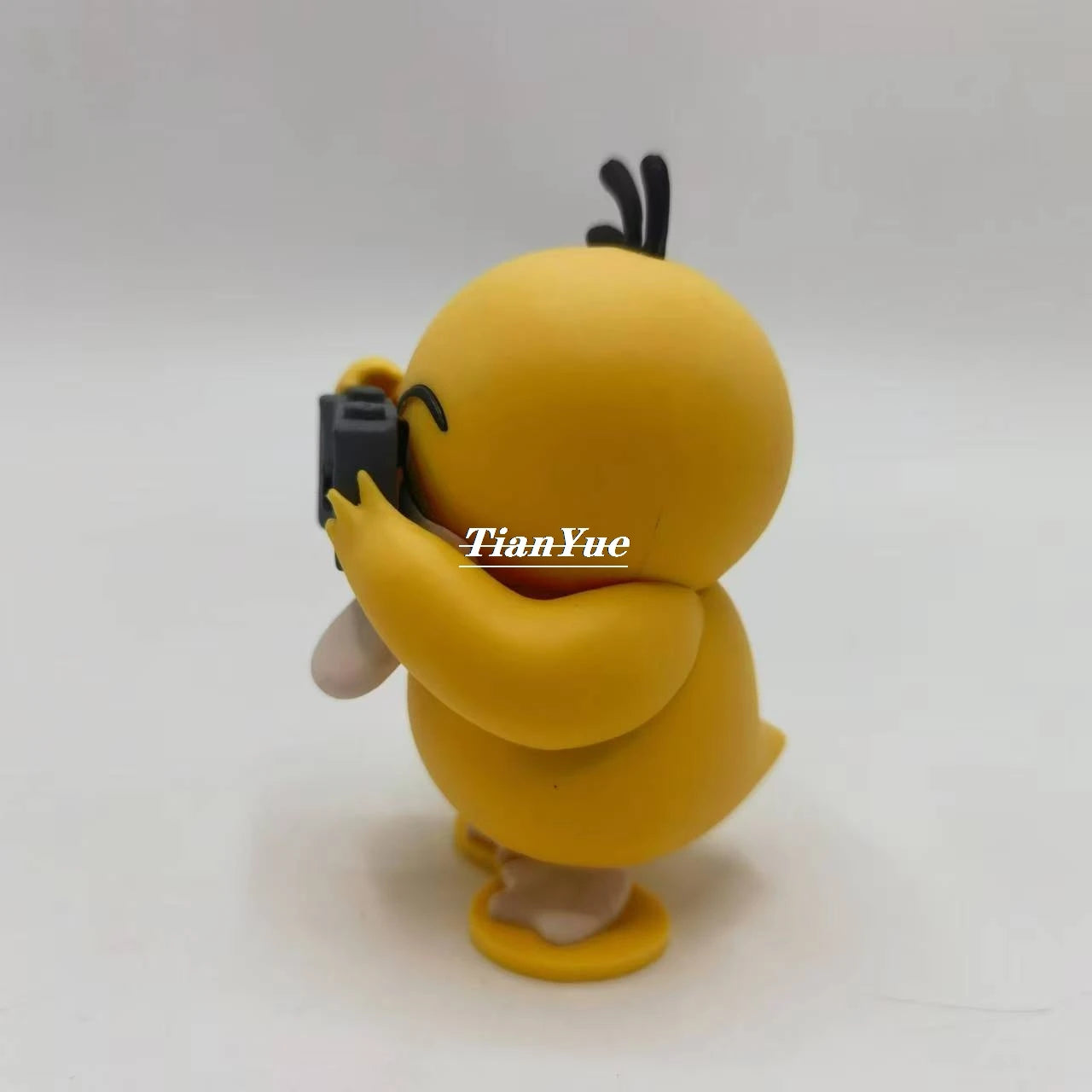 Anime-Poke-Spielzeug – Enton-Figur, Weihnachtsgeschenk, Auto-Dekoration, 10 cm