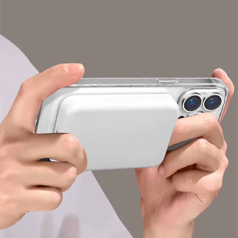 Original magnetische Magsafe transparente Hülle für iPhone 16 15 14 13 11 12 Pro Max 16 Plus stoßfeste kabellose Ladung Acrylabdeckung