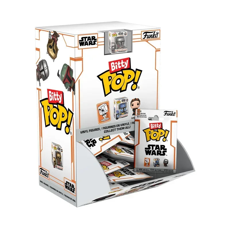 FUNKO Vinyl Mini Figuren Bitty POP The Mandalorian Star Wars – Puppen-Sammelfiguren, Tischdekorationen, Überraschungs-Blindbeutel, Geschenke für Kinder