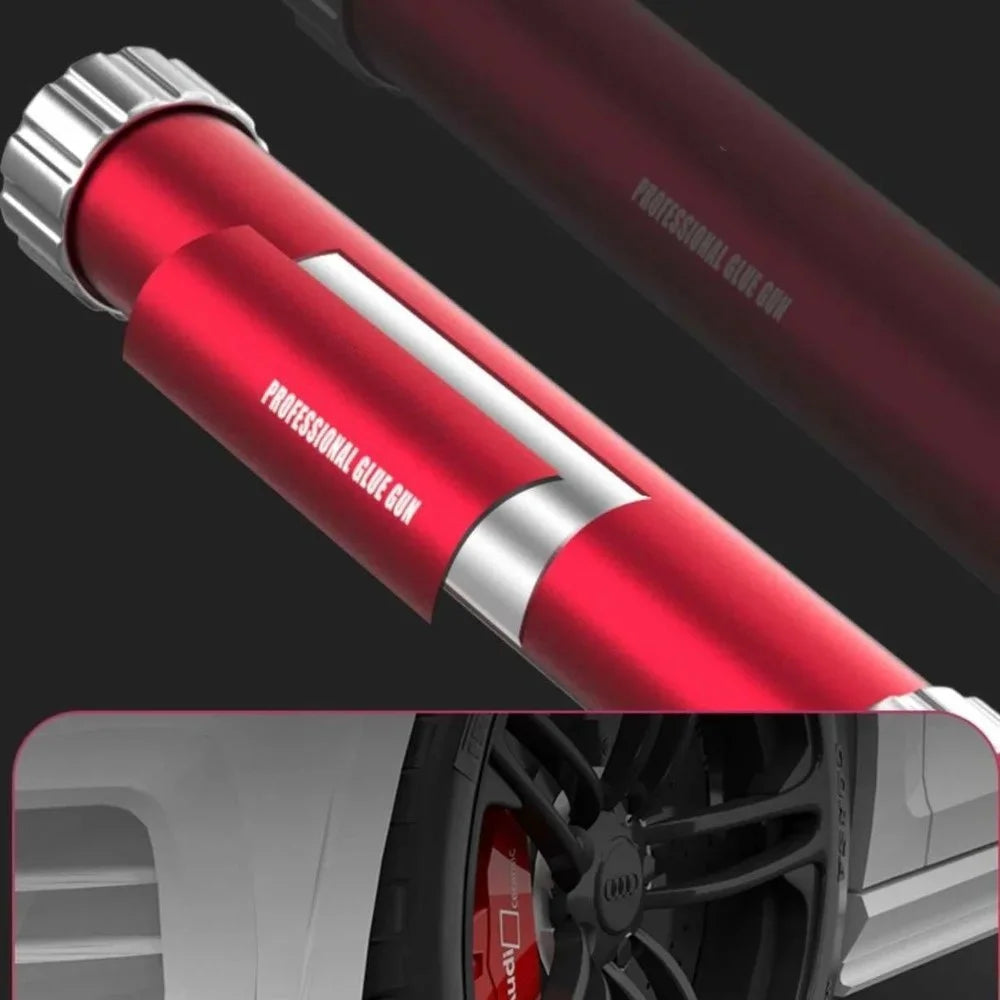 5 Lager Soft Klebepistole Struktur Klebepistole Arbeitssparende Klebepistole Silikonpistole für Zylindermontage Klebstoff Doppelzweckdüse