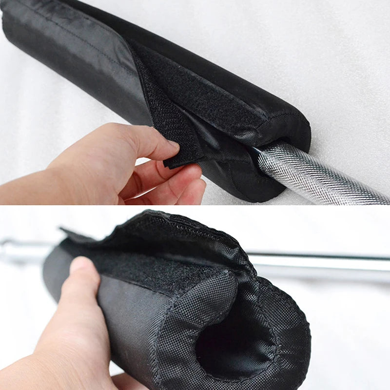 Langhantel-Kissen für Kniebeugen, Fitness, Schulterstütze, Schaumstoff-Schwamm-Kissen, rutschfestes Langhantel-Kissen für Standard- und Langhanteln