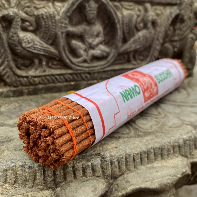 Räucherstäbchen mit 20 cm Faden, Nepal, Sakyamuni-Buddha, tibetischer Räucherstäbchen, natürliche Aromatherapie für Zuhause und Innenbereich, beruhigt den Geist und verbessert den Schlaf