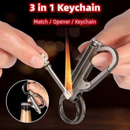 Creative-Metal-Keychain-Lighter-Wild-Fire-Ten-Tausend-Male-Use-Kerosin-Feuerzeuge-Geschenke-für-Männer