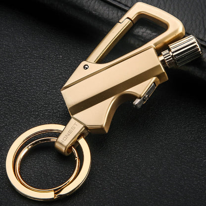 Creative-Metal-Keychain-Lighter-Wild-Fire-Ten-Tausend-Male-Use-Kerosin-Feuerzeuge-Geschenke-für-Männer