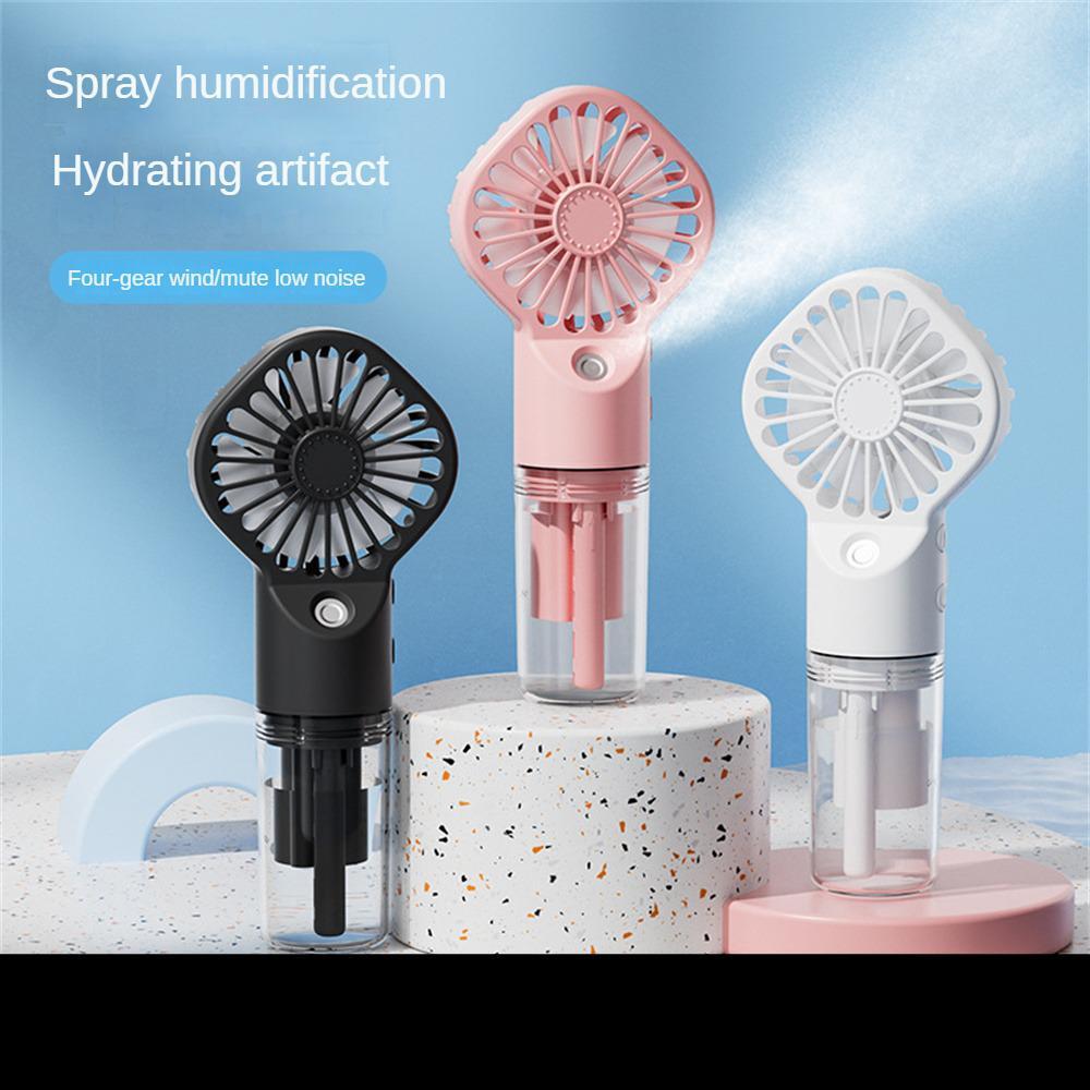 Hand-Spray-Ventilator tragbarer Mini-Aufladung Befeuchtung kleiner Hand ventilator