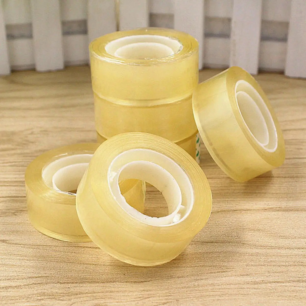 18mm * 20m / Toll Transparent Klebeband Pack Werkzeuge Schreibwaren Büro Schulbedarf Verpackung Geschenk Blume