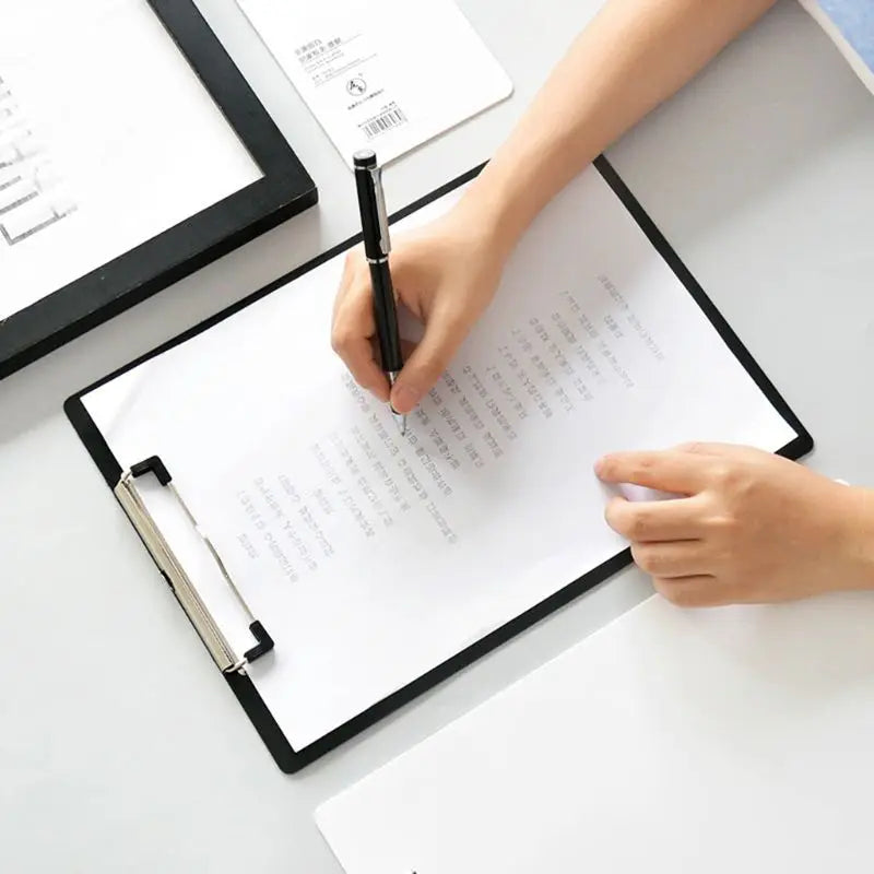 Einfach A4 A5 A6 Rechnung Klemmbrett Memo Block Klemmbrett Loseblatt Notizbuch Datei Schreibklammern Papierhalter Büro Schulbedarf