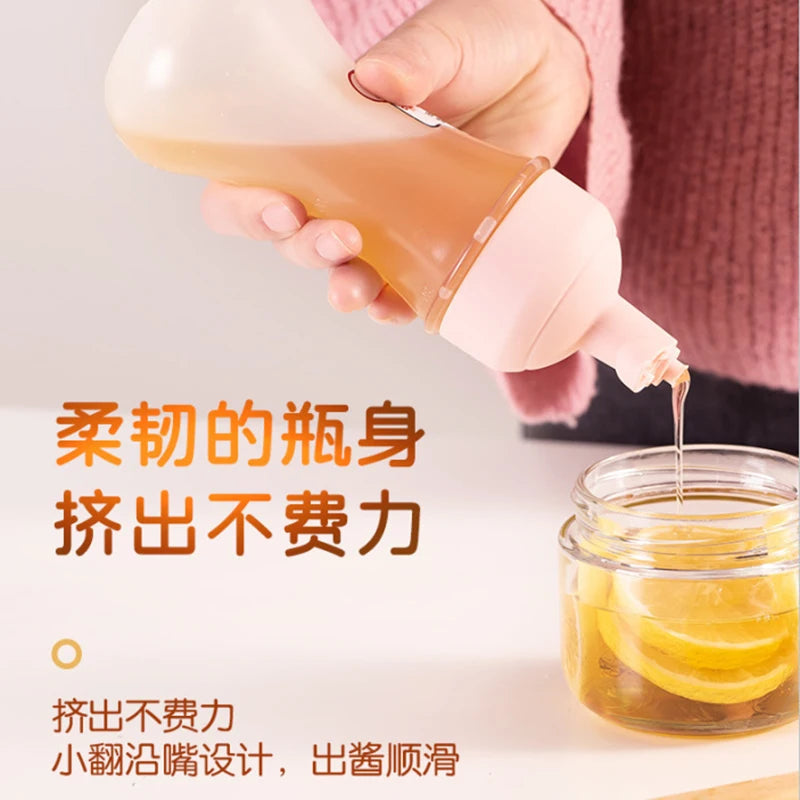 Neue Küche Kunststoff Squeeze Flasche Gewürz Spender für Sauce Essig Öl Ketchup Sauce Öl Spender Küche Gadget