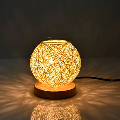 Aroma Elektrisches Wachs Schmelze Räucherstäbchen Brenner 3D Sepak Takraw Aroma Lamp Essentialss Ölbrenner Licht Aromatherapie Diffusor Wachswärmer