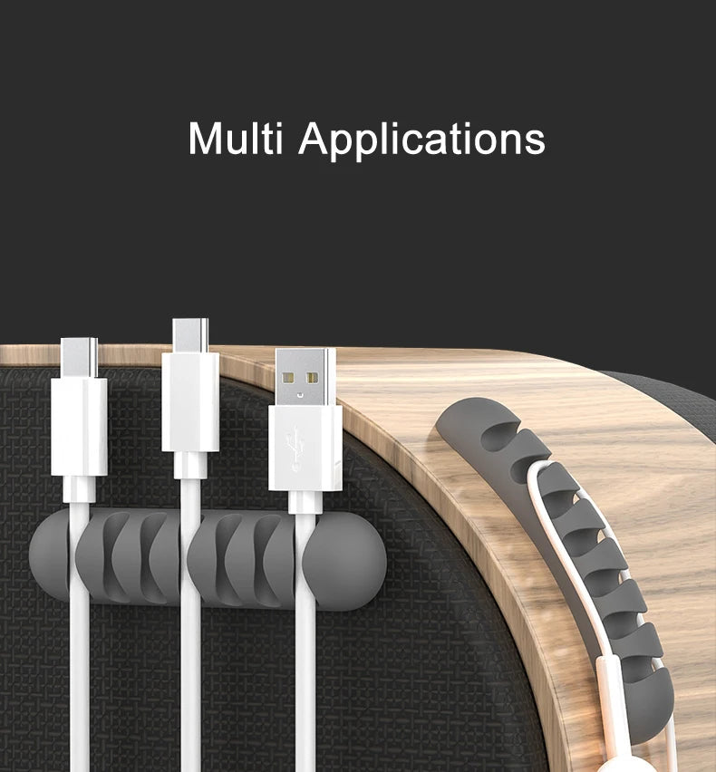 Smart-Kabelhalter-Silikon-Flexible-Kabelaufwicklung-Draht-Organizer-Halter-Kabelmanagement-Clip-für-USB-Kopfhörer-Netzwerkkabel