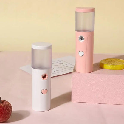 30-ml-Nano-Nebelsprühgerät, Gesichtskühlung, Gesichtssprühgerät, USB-aufladbarer, tragbarer Luftbefeuchter, feuchtigkeitsspendendes Hautpflege-Werkzeug für Frauen