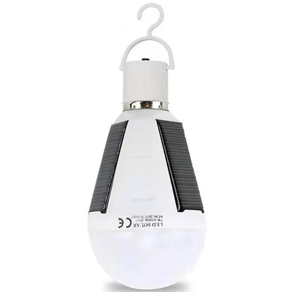 E27 Wiederaufladbare LED-Solarbirne Lampe 7W 12W 85V-265V Outdoor Notfall Solarbetriebene Glühbirne Reise Angeln Camping Licht Zeltlampe