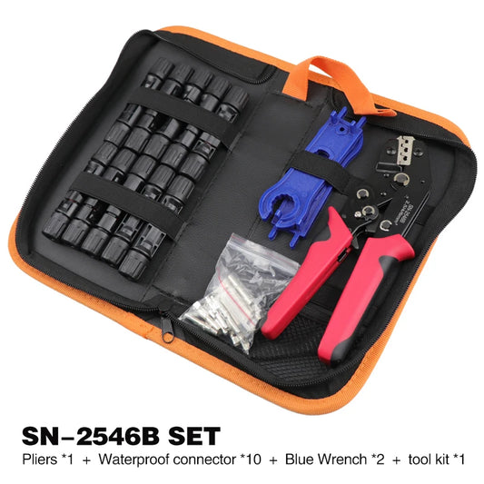 Crimpzange Set Klemme Eletrico Drahtclip Steckverbinder Elektrische Verdrahtungswerkzeuge Crimper für MC Werkzeug Zange Solar Energy 2546B 4