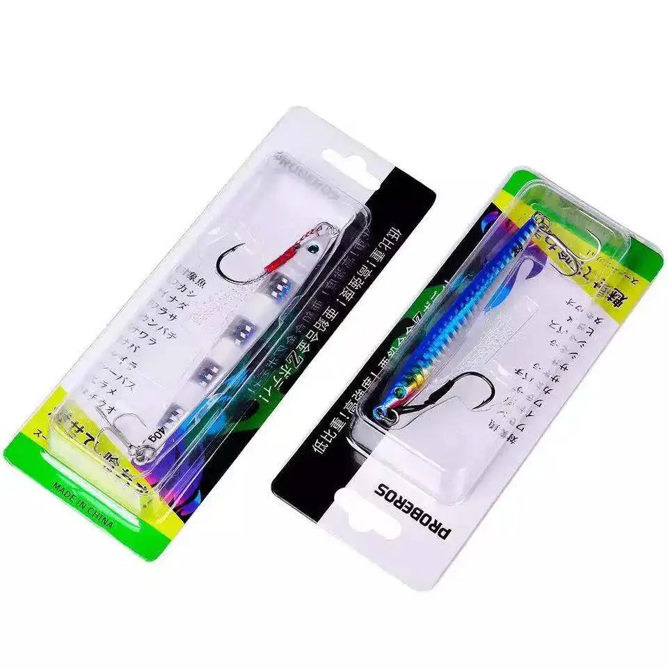 Slow Jig Metallköder – Verschiedene Gewichtsklassen (7g-100g), Hardlure Angelköder für Jigging und Trolling
