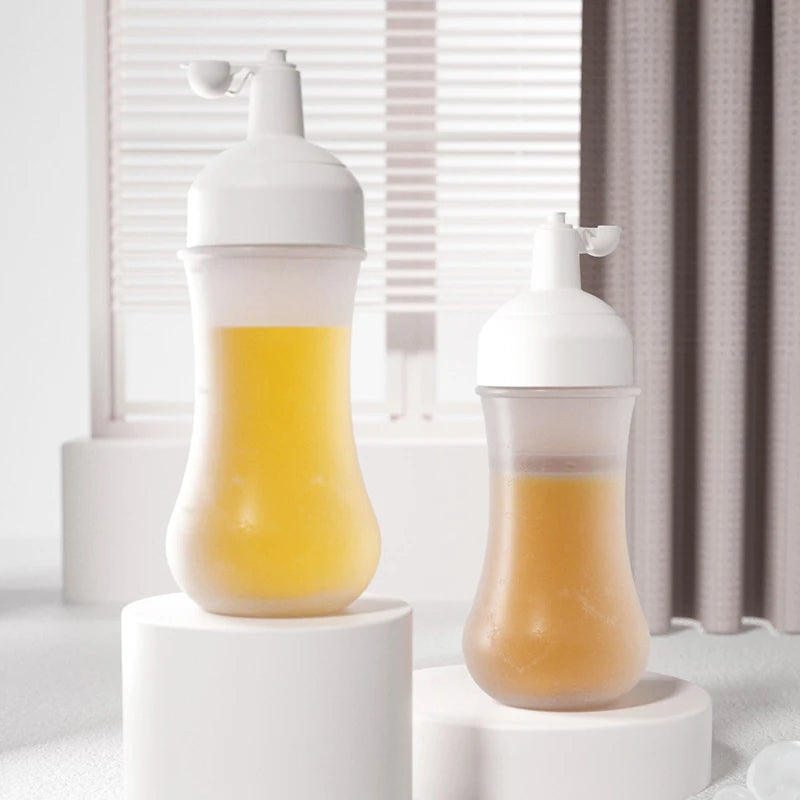 Neue Küche Kunststoff Squeeze Flasche Gewürz Spender für Sauce Essig Öl Ketchup Sauce Öl Spender Küche Gadget