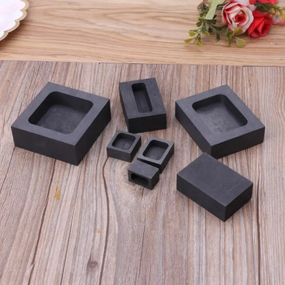 DIY Gieß- und Raffinationsform für einlochiges poröses Öl aus Gold- und Silbertiegel