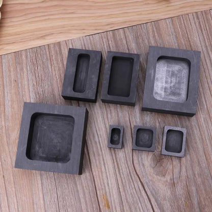 DIY Gieß- und Raffinationsform für einlochiges poröses Öl aus Gold- und Silbertiegel