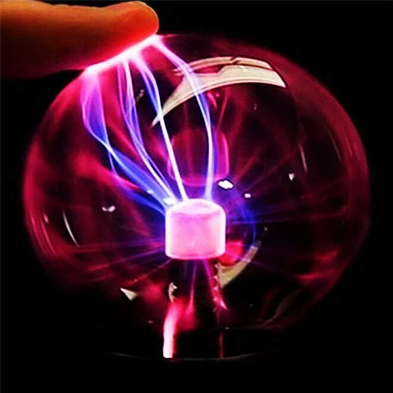 3 Zoll Neuheit Magie Kristall Plasma Ball Touch Lampe LED Nachtlicht Kugel Nachtlicht Geburtstag Weihnachten Kinder Geschenk Dekor Beleuchtung