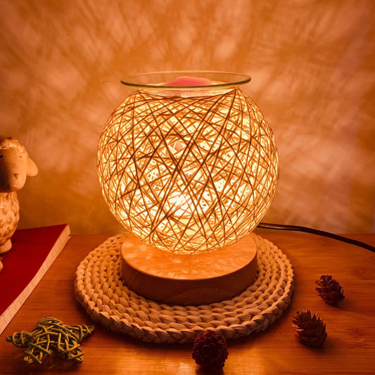 Aroma Elektrisches Wachs Schmelze Räucherstäbchen Brenner 3D Sepak Takraw Aroma Lamp Essentialss Ölbrenner Licht Aromatherapie Diffusor Wachswärmer