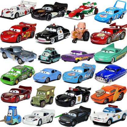 Autos-Disney-Pixar-Autos-2-3-Spielzeug-Lightning-Mcqueen-Mater-Sheriff-Legierung-Metall-Modellauto-1-55-Metallspielzeug-Fahrzeuge-Junge-Kindergeschenke