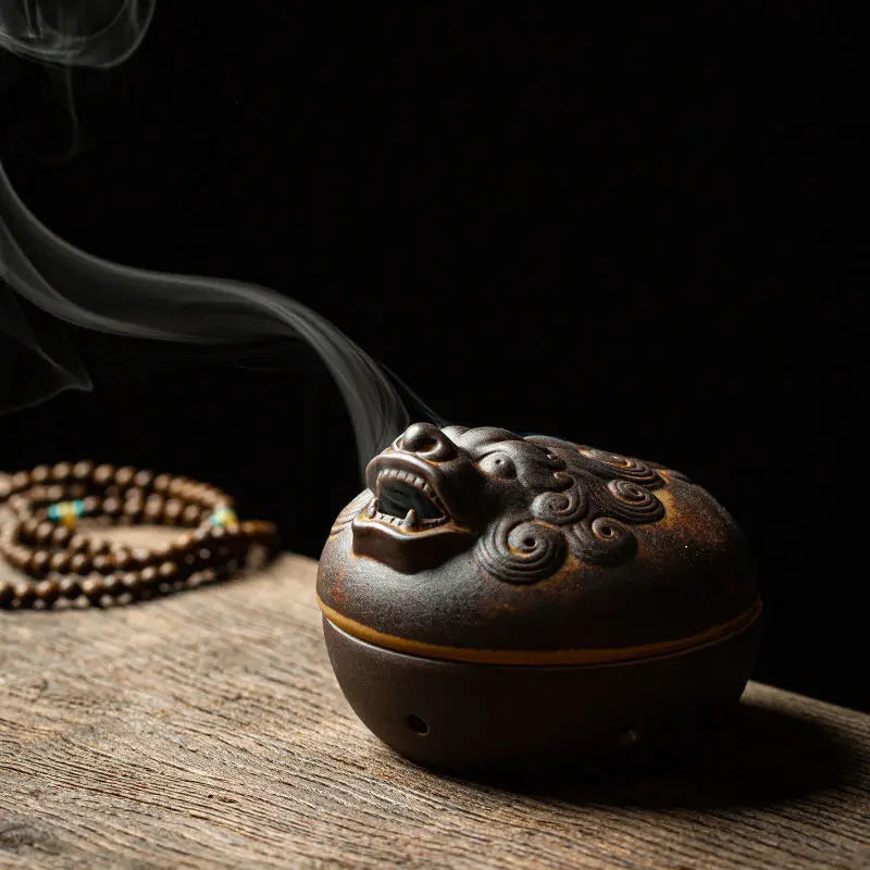 Retro Fabulous Wild Beast Weihrauch Brenner Drachen Weihrauchhalter Weihrauch Brenner Sandelholz Censer Wohnkultur Dekoration Handwerk