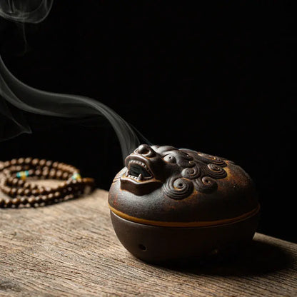 Retro Fabulous Wild Beast Weihrauch Brenner Drachen Weihrauchhalter Weihrauch Brenner Sandelholz Censer Wohnkultur Dekoration Handwerk