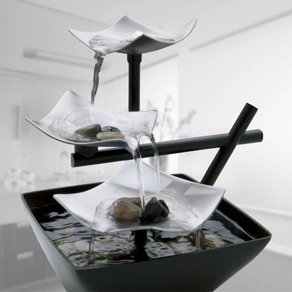 Entspannung Indoor Tischbrunnen Wasserbrunnen Desktop Dekor EU Stecker