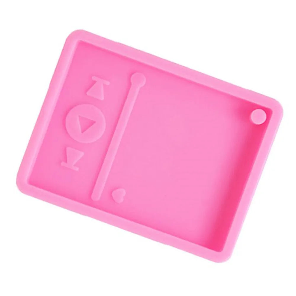 Epoxidharz-Spielerform, Schlüsselanhänger, Guss-Silikonform, Polymer-Ton, Bastelformen für Harz-Anhänger, Schmuckherstellungswerkzeug