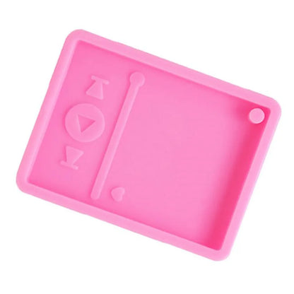 Epoxidharz-Spielerform, Schlüsselanhänger, Guss-Silikonform, Polymer-Ton, Bastelformen für Harz-Anhänger, Schmuckherstellungswerkzeug