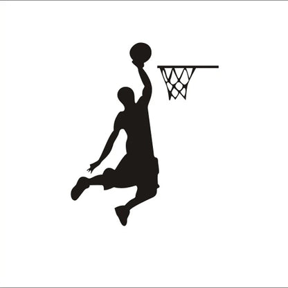 Cartoon Basketball Spieler Dunk Wand Aufkleber für Zuhause dekorative Vinyl Wohnzimmer Wanddekoration Aufkleber Switch Aufkleber