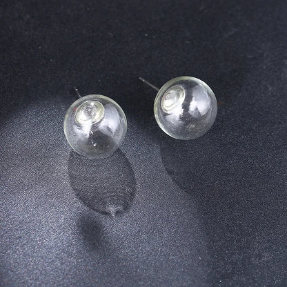 RscvonM Cute Women Stud Earrings Fashion Jewelry Brincos Transparent Ball Bubble Earing  Pendientes Mujer Boucles Bijoux NEW