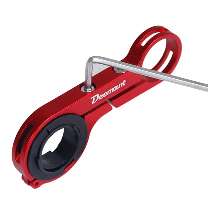 Deemount 20CM Fahrrad Lenker Erweiterte Halterung Scheinwerfer Halterung Bar Computer Halter Lampe Legierung Carbon Faser Unterstützung Extender