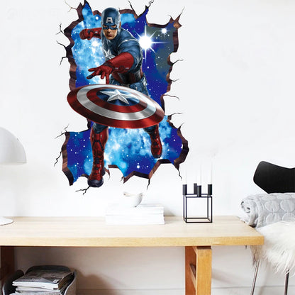 3d-avengers-captain-america-cartoon-wandsticker-fur-kinderzimmer-superhelden-dekorationen-pvc-wohnkultur-wandgemalde-kunstposter