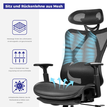 pc-sessel-computer-sessel-pc-chair-ergonomic-computer-gaming-pc-chair-with-retractable-footrest-adjustable-headrest-recliner-mesh-atmungsaktiv