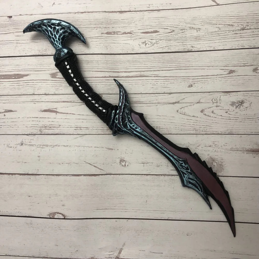 Vyse Sense 50 cm: Wow Anti-Zauberer-Elfenwaffe im Maßstab 1:1, Cosplay-Spiel-Rollenspiel, PU-Figurenmodell, Waffen-Requisite, Halloween-Geschenk.