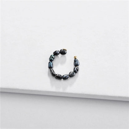 1 Stück Ear Cuff nicht gepiercter Ohrring für Frauen Perle Ohrclip auf Ohrring Set Knorpel Hoop Ear Cuff