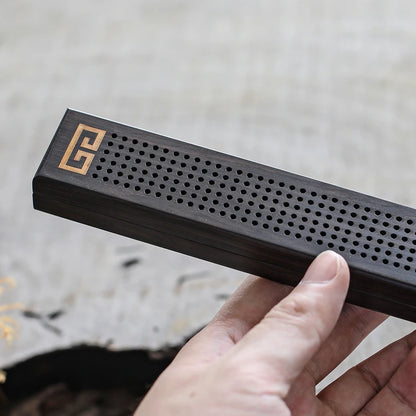 Handgefertigtes kreatives Holz Aromatherapie Weihrauch Stick Halter hohl Weihrauch Brenner Holz Censer Box Holzschnitzerei Handwerk Chinesisches Geschenk