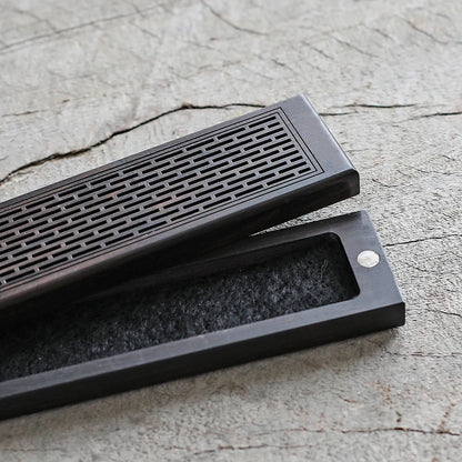 Handgefertigtes kreatives Holz Aromatherapie Weihrauch Stick Halter hohl Weihrauch Brenner Holz Censer Box Holzschnitzerei Handwerk Chinesisches Geschenk