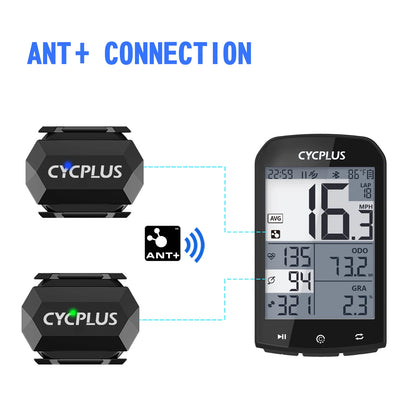 CYCPLUS C3 Speed Cadence Dual Sensor ANT+ BLE GPS Fahrrad Zubehör Computer Tacho