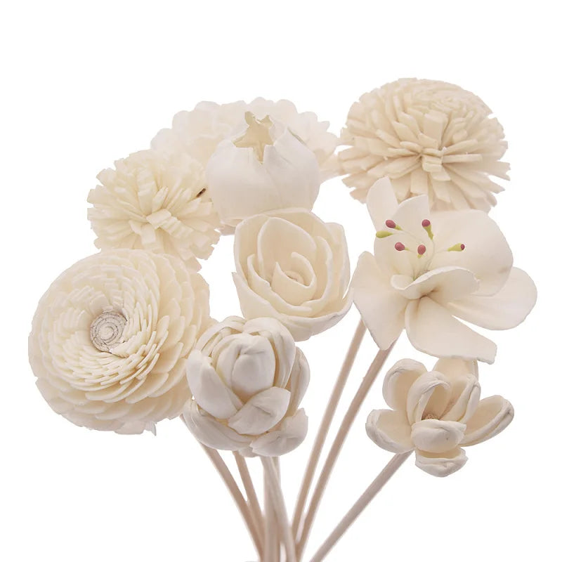 Primärfarbe Blume Form Kein Feuer Aromatherapie Rattan Für Schilf Diffusor Ersatz Sticks Home Badezimmer Dekoration