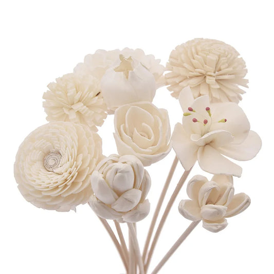 Primärfarbe Blume Form Kein Feuer Aromatherapie Rattan Für Schilf Diffusor Ersatz Sticks Home Badezimmer Dekoration