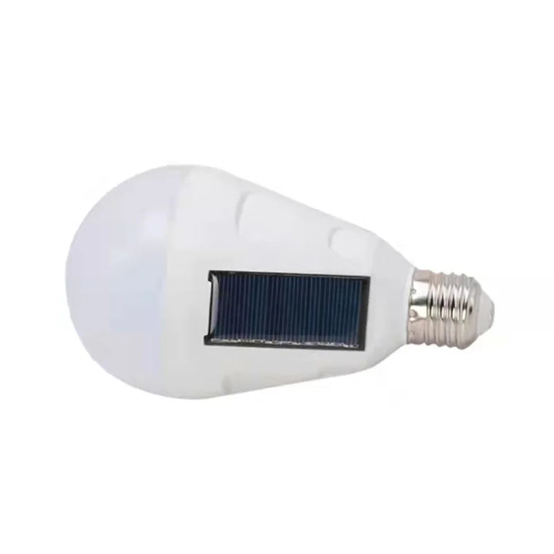 E27 Wiederaufladbare LED-Solarbirne Lampe 7W 12W 85V-265V Outdoor Notfall Solarbetriebene Glühbirne Reise Angeln Camping Licht Zeltlampe
