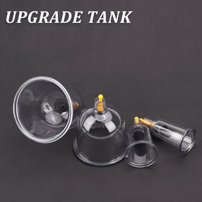 32-teiliges Set professioneller Vakuum-Akupunktur-Saugmassage-Therapiedosen, Vakuum-Saugmassage zur Pflege gegen Cellulite