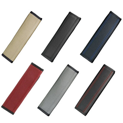1pcs Auto universelles weiches bequemes PU -Lederschwamm Sicherheitsgurtabdeckungen 23*6,5 cm für Kinderschultersicherheitsschutzpolster