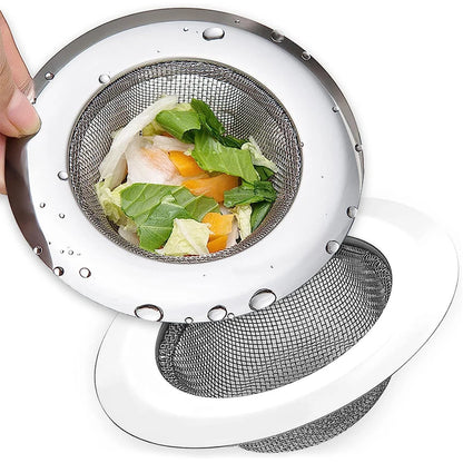 Edelstahl Küchenspüle Filter Mesh Anti-Blockierung Badezimmer Waschbecken Sieb Abfluss Loch Haarfänger Filterstecker Abfallsieb