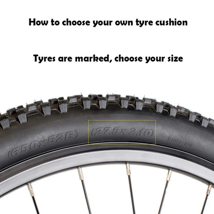 2Pcs Fahrrad Schlauch Anti-Pannen-Reifenpad PVC-Reifenliner-Schutz für 700C 26 27,5 29 Zoll MTB Reverse Sticker Reifenbeläge