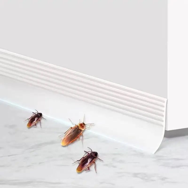 Silikon-Schaum-Dichtungsstreifen – Selbstklebend, Schallisolierend, Wasserdicht, Insektenfest für Glas-Türen, Fenster, Windschutzscheiben und Wärmeschutz